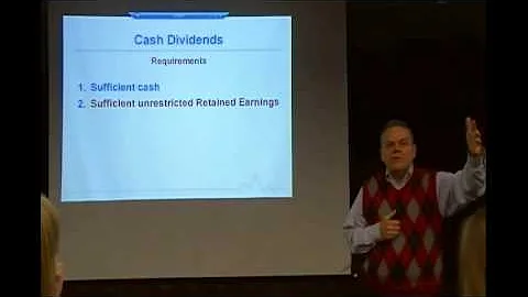 Chapter 14 Lecture:  Corporations -- Retained Earnings (Spring 2013)