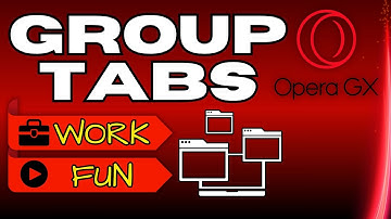 How To Group Tabs in Opera GX ⭕️ Compared To Google Chrome | Enable & Organize Workspace