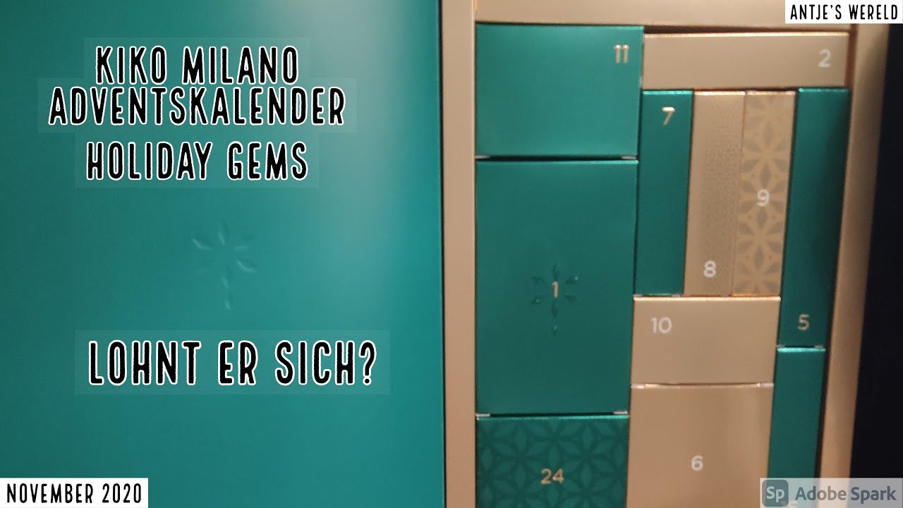 Kiko Milano Holiday Gems Advent Calendar