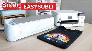Siser EasySubli - Sublimation on Colored Garments (Cricut - Epson F170)