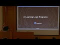 Richard Evans: Inductive logic programming and deep learning I