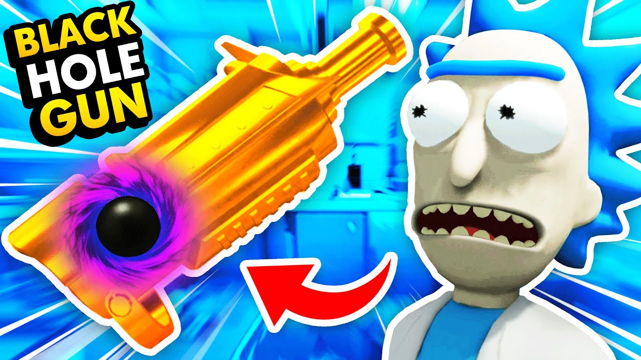 NEW Destroying THE UNIVERSE With RICK'S BLACK HOLE GUN (Rick and Morty: Virtual Rick-Ality Game