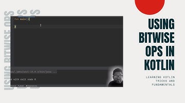 Using Bitwise operators in kotlin || Shift left && Shift right