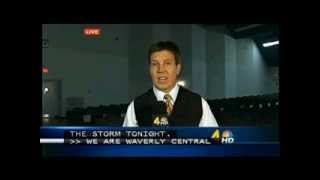 WSMV Channel 4 Dan Thomas In Waverly,TN for Surviving The Storm Full 4:30pm Forecast 10/10/2013