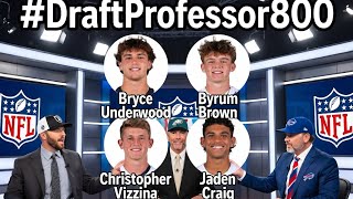 Draft Professor 800 Quarterbacks