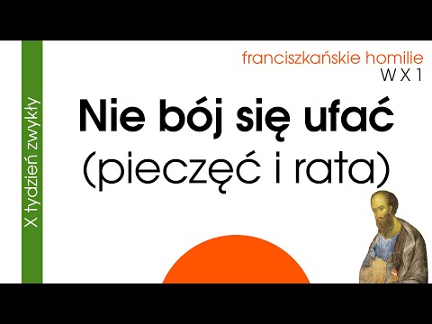 Nie bój się ufać (pieczęć i rata): W X 1 (2 Kor)