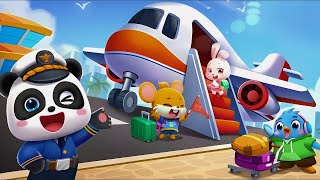 Little Panda's Pilot || Help Kiki and Miumiu to Adjust the Flight Direction || Babybus