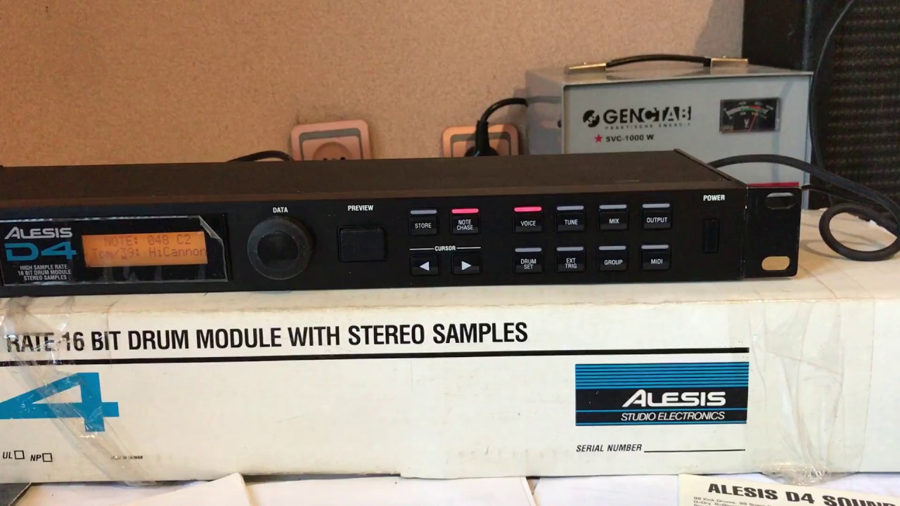 Alesis D4 - YouTube