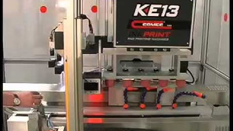 Pad printing machine Comec Italia KE13 coin printing