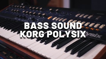 Bass Sound with Korg Polysix (No Talking) | Classic Analog Synth Demo