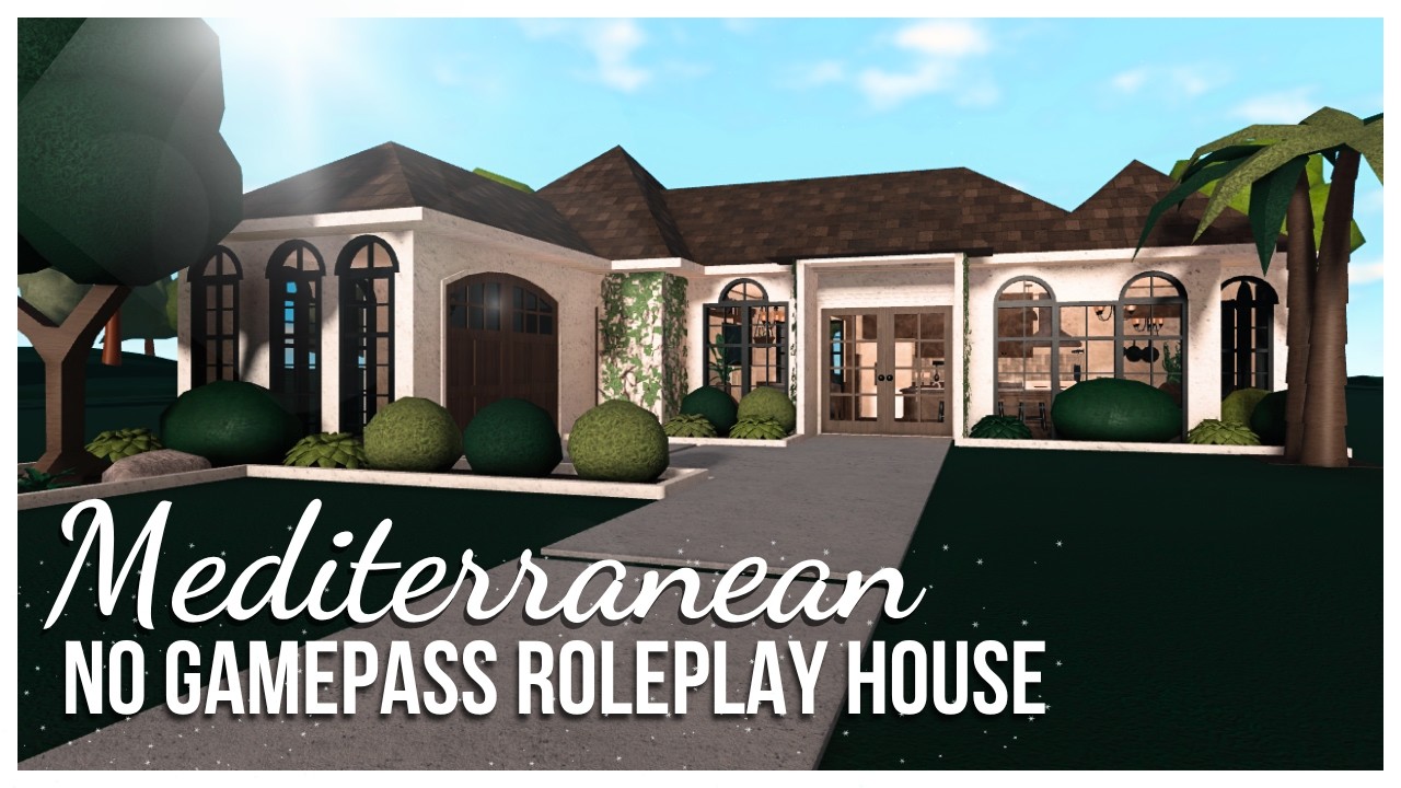 Bloxburg | Casa Familiar Mediterrânea | SEM GAME PASS| Speedbuild - YouTube
