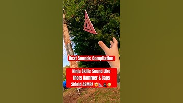 Ninja Skills Sound Like Thors Hammer ASMR! #thor #asmrsounds #satisfying #skills #asmr #marvel
