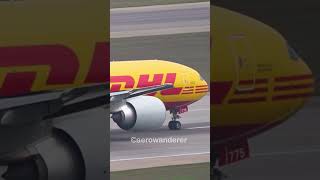 DHL B777F takeoff at Hong Kong Airport #shorts #aviation #b777 #plane #takeoff #hongkong #plane #dhl DHL B777F takeoff at Hong Kong Airport #shorts #aviation #b777 #plane #takeoff #hongkong #plane #dhl