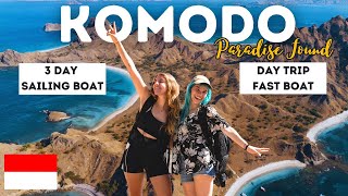This is the BEST way to explore KOMODO ISLAND! | Padar Island, PINK beach & Komodo dragons