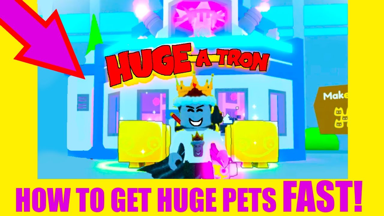 HOW TO MAKE HUGE PETS!! HUGE PET MACHINE | Pet Sim X (Roblox) - YouTube