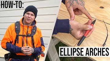 How-To: Laying Out an Ellipse Arch! (The Easiest Method - NO Math Needed)
