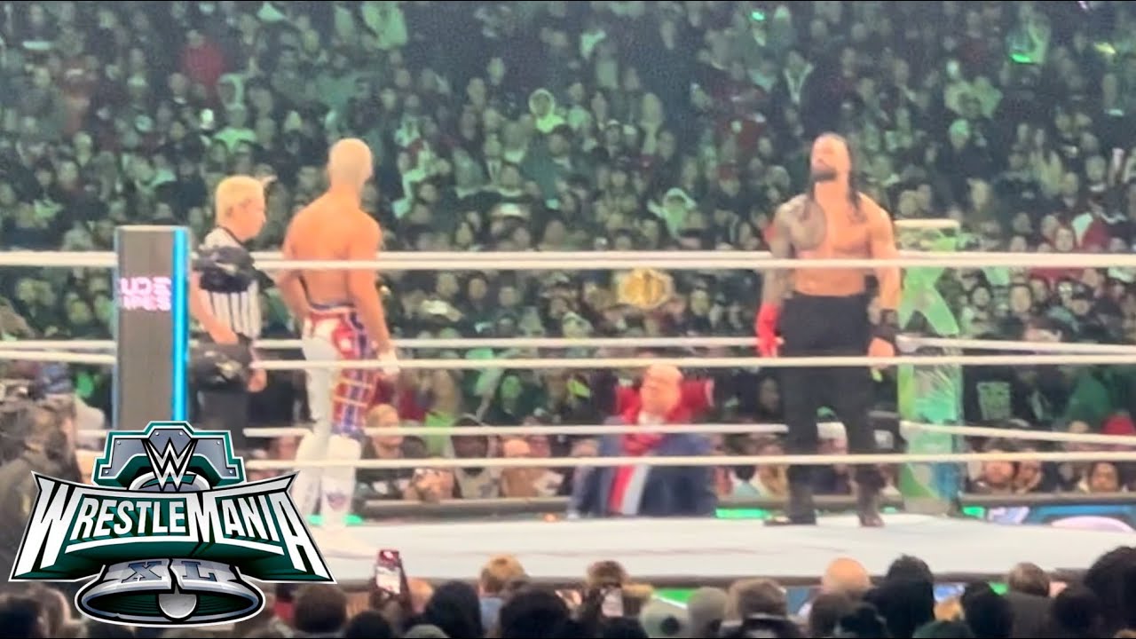 Roman Reigns vs Cody Rhodes Universal Championship Full Match  WWE WrestleMania XL 040724