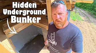Hidden Bunker Just Got a Custom Trap Door - Remote Off Grid Cabin- Simple Living