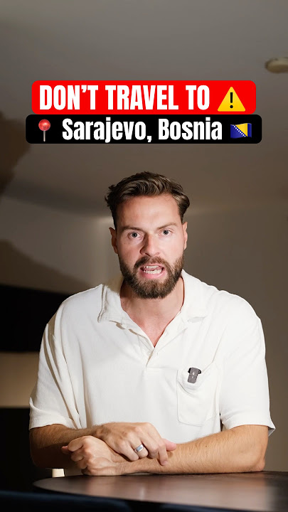 DON’T TRAVEL TO Sarajevo, Bosnia 🇧🇦⚠️ #shorts