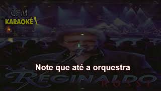 Video thumbnail of "A DAMA DE VERMELHO - VÍDEO KARAOKÊ - VERSÃO REGINALDO ROSSI"