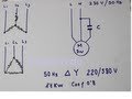 Cómo conectar un motor trifásico 220/380V  a 220 V monofásico con condensador.