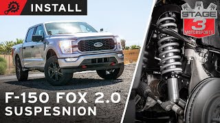 20212023 F150 Fox 2.0 Coilover Suspension Leveling Kit Install