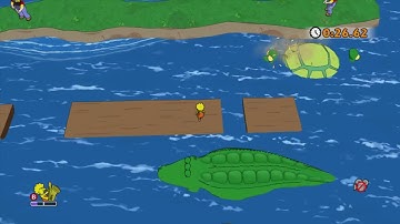 SImpsons Game X360 Lisa Tree Hugger Time Challenge (0:15) [WR]