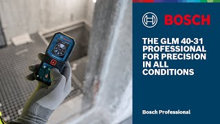 GLM 40-31 Professional Laser Rangefinder with durable design and optimized user interface