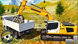 Heavy Excavator Crane Construction Simulator - Android GamePlay screenshot 1