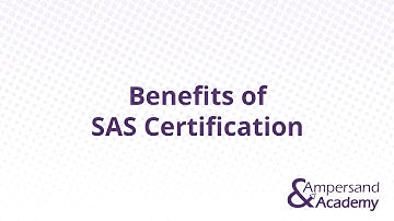 Benefits of SAS (Statistics Software) Certification
