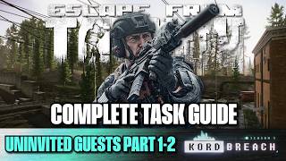 Uninvited Guests Task Guide | Escape From Tarkov Season 1