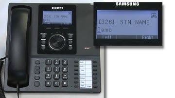 How to Change the Display Name on a Samsung Telephone System