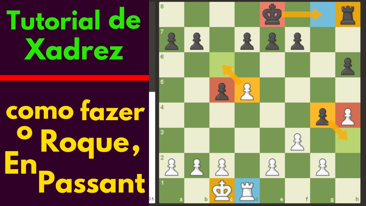 Xadrez - Video 9 - Como fazer o Roque 