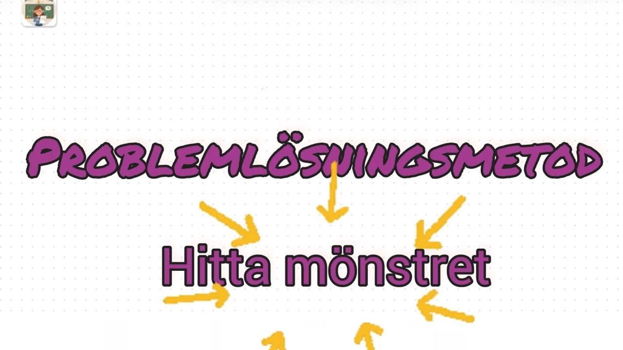 5.​) Träna inför nationella prov: Hitta mönstret