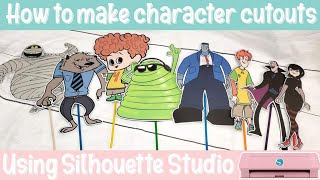 How to make character cutouts using Silhouette Studio screenshot 1