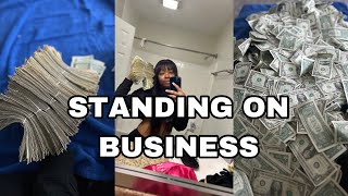 $1k IN ONE NIGHT STANDING ON STRAIGHT BUSINESS |HEELS & MONEY