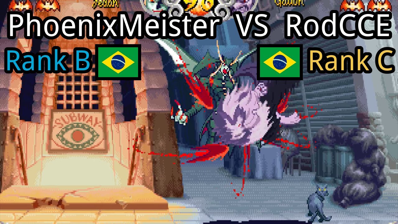 Vampire Savior - the lord of vampire: PhoenixMeister (BR, Rank B)  vs RodCCE (BR, Rank C)