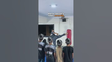 When our coach tries to explain some new exercise #karate #boxing #mma