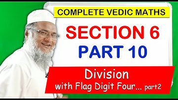 Section-6   Part-10 Division with four flag digits