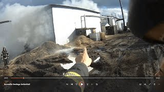 Incendio Estructural en Bodega Industrial - Sector Santa Clara - Zapadores Los Ángeles