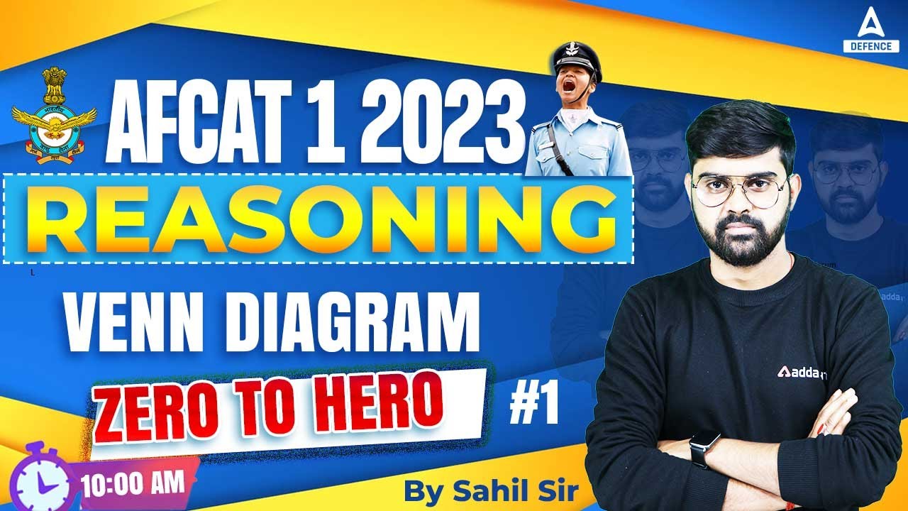 Venn Diagram -1 | AFCAT Reasoning | AFCAT 1 2023 Preparation - YouTube
