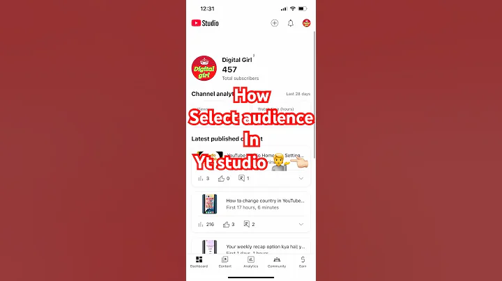 How select audience in yt studio | no it’s not made for kids | #shortvideo #ytshorts