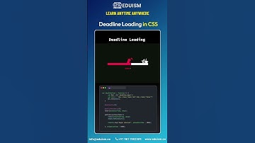 Deadline Loading in CSS! #css #html #programminglanguage #ml #beginner #js #java #ai #webdev #coding