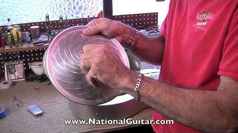 National Guitar Bench Talk #3 HOW TO SWAP CONES resonator