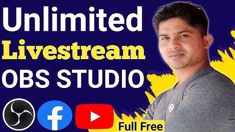 How To LiveStream on Facebook and Youtube With OBS Studio 2023 | Free Livestream OBS Studio |