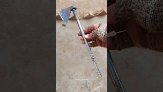 Forging A Mini Axe From A Broken Bolt