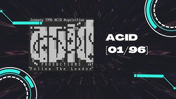 ACiD Productions [01/96] Full Ansi / Ascii Art Pack Video #ANSI #asciiart #ANSI #ansiart #asciiart
