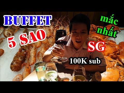 Video Hai lúa lần đầu đi ăn Buffet 5 sao hải sản mắc nhất... - youtube