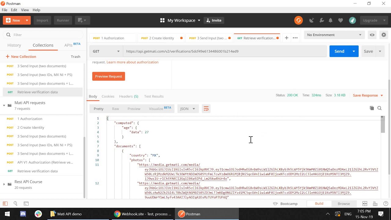 Api Mati Mati API Requests - YouTube