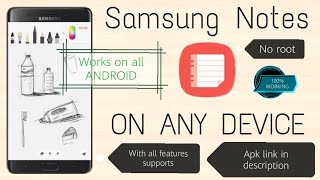 How to install samsung notes apk on any android device (no root) (latest 2022 method 100% working)